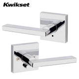 Kwikset - Halifax Lever Set - Square Rose - Optional Function - Optional Finish - Grade 2