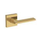 Anaheim Hills Lever with Contemporary Square Rose- Privacy Passage and Full Dummy