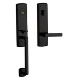 Baldwin Estate - 85387 Soho 3/4 Escutcheon Handleset - Full Dummy with Interior Lever