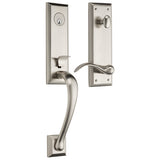 Baldwin Estate - 85352 Cody 3/4 Escutcheon Handleset - Full Dummy with Interior Lever