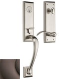 Baldwin Estate - 85352 Cody 3/4 Escutcheon Handleset - Single Cylinder -Emergency Egress with Interior Lever