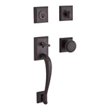 Baldwin Reserve - Napa Full Dummy Handleset - Traditional Square Rose