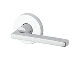 Reserve Square Privacy Leverset with Contemporary Round Rose