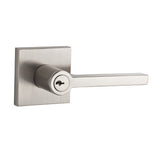 Reserve Square Keyed Entry Leverset with Contemporary Square Rose