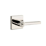 Reserve Square Keyed Entry Leverset with Contemporary Square Rose