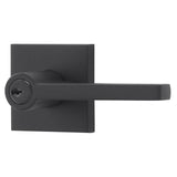 Reserve Square Keyed Entry Leverset with Contemporary Square Rose