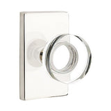 Baldwin Reserve - Contemporary Crystal Knob with Contemporary 5 Inch Rose