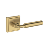 La Conner Lever with Stepped Square Rose- Privacy Passage and Full Dummy