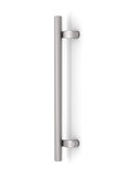 Pro-Line Series: PostMount Offset Pull Handle Back-to-Back 316 Exterior Grade Stainless Steel Alloy