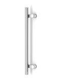 Pro-Line Series: PostMount Offset Pull Handle Back-to-Back 316 Exterior Grade Stainless Steel Alloy
