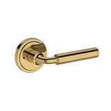 La Conner Lever with Stepped Round Rose- Privacy