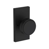 Vashon Knob with Contemporary 5" Rose- Privacy