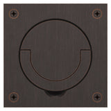 Baldwin Flush Cup Handle 3-1/2" x 3-1/2" (0397) in Venetian Bronze
