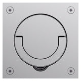 Baldwin Flush Cup Handle 3-1/2" x 3-1/2" (0397) in Polished Chrome