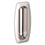 Baldwin Flush Pull 1-1/2" x 3-1/2" (0458) in Lifetime (PVD) Polished Nickel