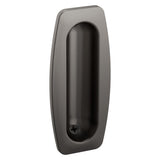 Baldwin Flush Pull 1-1/2" x 3-1/2" (0458) in Lifetime (PVD) Graphite Nickel