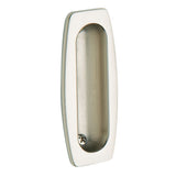 Baldwin Flush Pull 1-1/2" x 3-1/2" (0458) in Satin Nickel