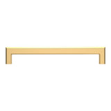 Baldwin Bevel Appliance Pull 12" CTC (4616) in Lifetime (PVD) Satin Brass, front view