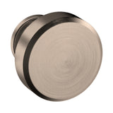 Baldwin Bevel Cabinet Knob 1-1/4" (4410) in Lifetime (PVD) Graphite Nickel