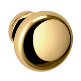 Baldwin Classic Cabinet Knob 1" diameter (4704) in Lifetime (PVD) Polished Brass