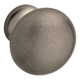 Baldwin Classic Cabinet Knob 1" diameter (4704) in Lifetime (PVD) Graphite Nickel