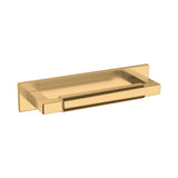 Baldwin Contemporary Back Plate 4" CTC (4926) in Lifetime (PVD) Polished Brass