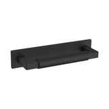 Baldwin Contemporary Back Plate 4" CTC (4926) in Satin Black