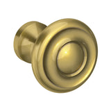 Baldwin Dominion Cabinet Knob 1" diameter (4490) in Heirloom Brass