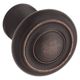Baldwin Dominion Cabinet Knob 1" diameter (4490) in Venetian Bronze