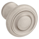 Baldwin Dominion Cabinet Knob 1" diameter (4490) in Satin Nickel