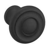 Baldwin Dominion Cabinet Knob 1" diameter (4490) in Satin Black