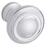 Baldwin Dominion Cabinet Knob 1" diameter (4490) in Polished Chrome