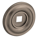 Baldwin Knob Back Plate 1-1/2" diameter (4902) in Lifetime (PVD) Graphite Nickel