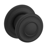Baldwin Knob Back Plate 1-1/2" diameter (4902) in Satin Black