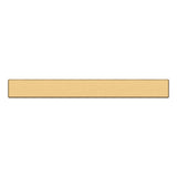 Baldwin Minneapolis Cabinet Pull 4" CTC (4406) in Lifetime (PVD) Satin Brass, front