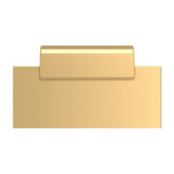 Baldwin Modern Cabinet Knob 1-7/8" diameter (4623) in Lifetime (PVD) Satin Brass, side profile