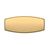 Baldwin Palm Springs Cabinet Knob 1-1/2" diameter (4970) in Lifetime (PVD) Satin Brass, front