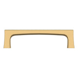 Baldwin Palm Springs Cabinet Pull 4" CTC (4971) in Lifetime (PVD) Satin Brass, side profile