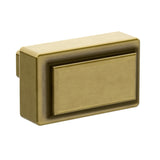 Baldwin Raised Cabinet Knob 1-1/2" diameter (4425) in Heirloom Brass