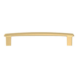 Baldwin Severin Fayerman A Appliance Pull 8" CTC (4666) in Lifetime (PVD) Satin Brass, side profile