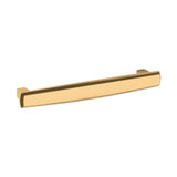 Baldwin Severin Fayerman A Cabinet Pull 6" CTC (4947) in Lifetime (PVD) Polished Brass