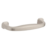 Baldwin Severin Fayerman B Cabinet Pull 4" CTC (4362) in Satin Nickel