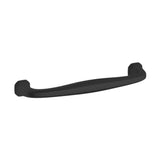 Baldwin Severin Fayerman B Cabinet Pull 6" CTC (4395) in Satin Black
