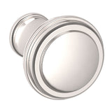 Baldwin Severin Fayerman C Cabinet Knob 1" diameter (4454) in Lifetime (PVD) Polished Nickel