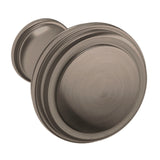 Baldwin Severin Fayerman C Cabinet Knob 1" diameter (4454) in Lifetime (PVD) Graphite Nickel