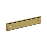 Baldwin Transitional Back Plate 4" CTC (4940) in Heirloom Brass