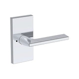 Anaheim Hills Lever with Contemporary 5" Rose- Privacy