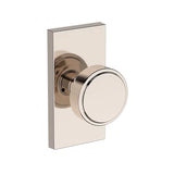 Vashon Knob with Contemporary 5" Rose- Privacy
