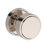 Vashon Knob with Recessed Round Rose- Privacy
