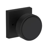 Vashon Knob with Contemporary Square Rose- Privacy